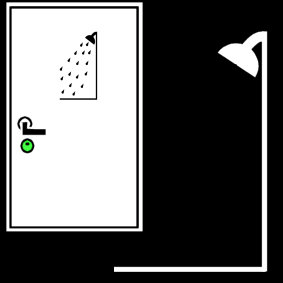 bathroom door unlocked